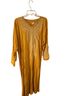 Hours 100% Linen Yellow Wool Dress Size 4X - photo 1