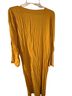 Hours 100% Linen Yellow Wool Dress Size 4X - photo 2