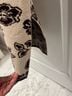 Cider Floral Brown Ivory Casual Dress Size S - photo 10