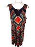 Bailey Blue Print Multi Color Casual Dress Size L - photo 1