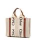 Chloé 100% Fabric Brown Small Canvas Woody Tote One size - photo 3