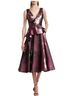 MARCHESA notte 100% Polyester Jacquard Cocktail Dress Size 8 - photo 1