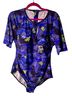 Ulla Popken Floral Multi Color One Piece Swimsuit Size 18 - photo 1