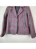 Talbots 80% Wool 20% Nylon 100% Polyester Plaid Gray Pink Blazer Size 8 (petite) - photo 10