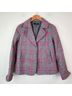 Talbots 80% Wool 20% Nylon 100% Polyester Plaid Gray Pink Blazer Size 8 (petite) - photo 9
