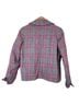 Talbots 80% Wool 20% Nylon 100% Polyester Plaid Gray Pink Blazer Size 8 (petite) - photo 2