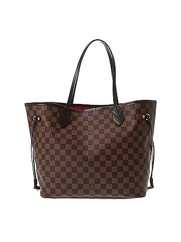Louis Vuitton LOUIS VUITTON Louis Vuitton Damier Neverfull MM Brown N51105 Women's Canvas Tote Bag B Rank Used Ginzo (view 2)