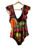 Ulla Popken Print Multi Color One Piece Swimsuit Size 26 - photo 2