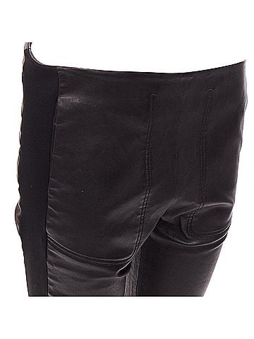 Balenciaga Balenciaga Leather Lambskin Blend Moto Cuffed Pants (view 2)