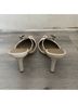 Lemonade White Ivory Tan Heels Size 8 - photo 4