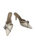 Lemonade White Ivory Tan Heels Size 8 - photo 2