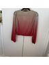 Astr 100% Polyester Ombre Red Gold T-Shirt Size M - photo 7