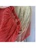 Astr 100% Polyester Ombre Red Gold T-Shirt Size M - photo 13