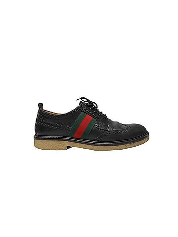 Gucci  Gucci Kids' Darby Brogues in Black Leather (view 1)