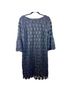 Talbots 100% Polyester Graphic Black Cocktail Dress Size 10 - photo 1