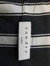 Sandro 85% Viscose 15% Polyamide 100% Other Stripes Black White Casual Dress Size S - photo 7
