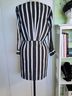 Sandro 85% Viscose 15% Polyamide 100% Other Stripes Black White Casual Dress Size S - photo 6