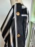 Sandro 85% Viscose 15% Polyamide 100% Other Stripes Black White Casual Dress Size S - photo 5