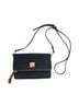 Dooney & Bourke 100% Leather Black Brown Crossbody Bag One size - photo 2