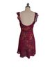 CDC Clothing 100% Polyester Floral Leopard Print Multi Color Cocktail Dress Size 8 - photo 2