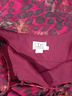 CDC Clothing 100% Polyester Floral Leopard Print Multi Color Cocktail Dress Size 8 - photo 3