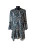 Veronica Beard 100% Silk Paisley Multi Color Green Pink Blue Cocktail Dress Size 2 - photo 1