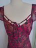 CDC Clothing 100% Polyester Floral Leopard Print Multi Color Cocktail Dress Size 8 - photo 4