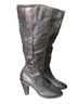 Born 100% Leather Black Boots Size 7 1/2 - photo 1