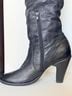Born 100% Leather Black Boots Size 7 1/2 - photo 4