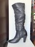 Born 100% Leather Black Boots Size 7 1/2 - photo 3