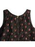 Marc Jacobs 100% Polyester 25% Polyester Polka Dots Black Brown Casual Dress Size 8 - photo 3