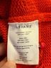 Sézane 100% Cotton Red Orange Cardigan Size M - photo 4