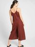 Athleta 100% Linen Red Brown Romper Size 8 - photo 4