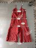 Athleta 100% Linen Red Brown Romper Size 8 - photo 8