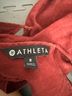 Athleta 100% Linen Red Brown Romper Size 8 - photo 11