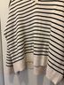 Ann Taylor LOFT 100% Cotton Stripes White Black Pullover Sweater Size XL - photo 5