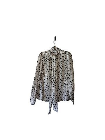 H&M Tie Neck Long Sleeve T-Shirt (view 1)