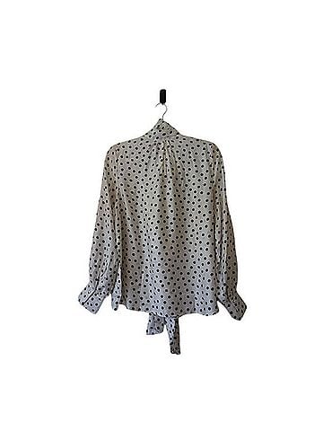 H&M Tie Neck Long Sleeve T-Shirt (view 2)