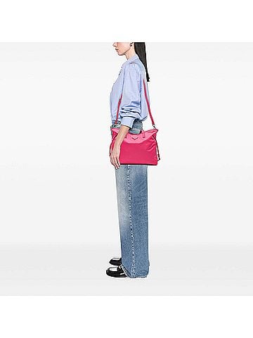 Prada Saffiano Trimmed Tessuto Open Convertible Tote (view 2)
