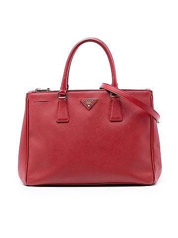 Prada Large Saffiano Lux Galleria Double Zip Satchel (view 1)