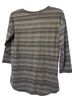 Maurices Stripes Black Gray Long Sleeve Top Size XS - photo 2