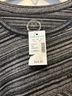 Maurices Stripes Black Gray Long Sleeve Top Size XS - photo 4