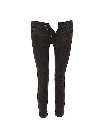 Tom Ford Tom Ford Cotton Blend Silver Staple Embellished Skinny Jeans (view 1)