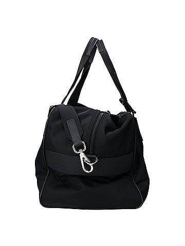 Prada PRADA (Prada) Excellent Condition 2VC033 Triangle Logo Nylon 2-Way Boston Bag Black Silver Hardware Women's (view 2)