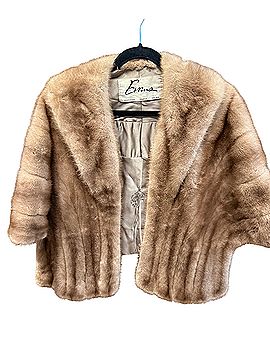 Evans Vintage Mink Fur Jacket Jacket (view 1)