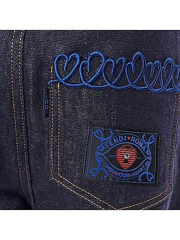 Fendi Fendi PF denim straight jeans (view 2)