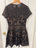 BCBGMAXAZRIA Floral Black Cocktail Dress Size 6 - photo 5
