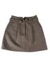 Maje Houndstooth Brown Blue Skort Size 36 waist - photo 1