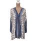 Free People 100% Polyester 100% Rayon Floral Multi Color Long Sleeve Blouse Size S - photo 1