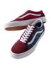 Vans 100% Suede Print Blue Red Burgundy Sneakers Size 7 1/2 - photo 2